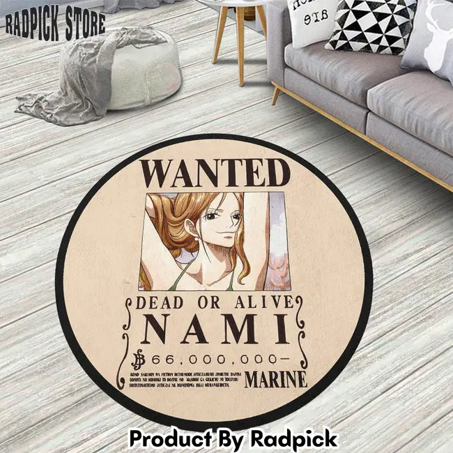 Nami round rug custom one piece anime circle carpet  rp5957793